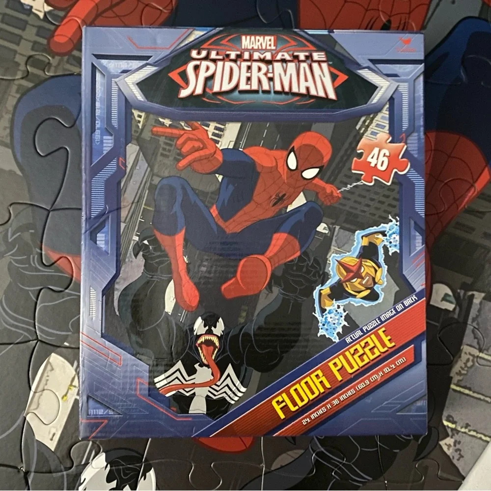 Marvel Spider-Man Kids Red & Blue Spider-Man Floor Puzzle 46 Piece